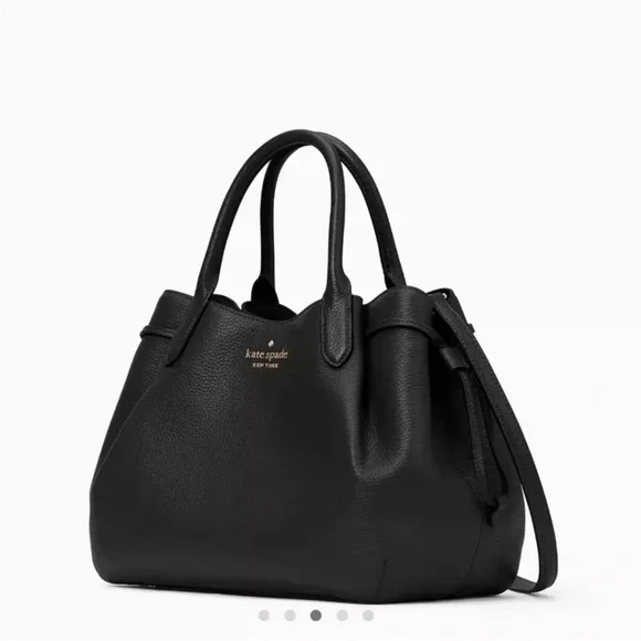 Kate Spade Black Pebbled Leather Shoulder Bag - Picture 3 of 9